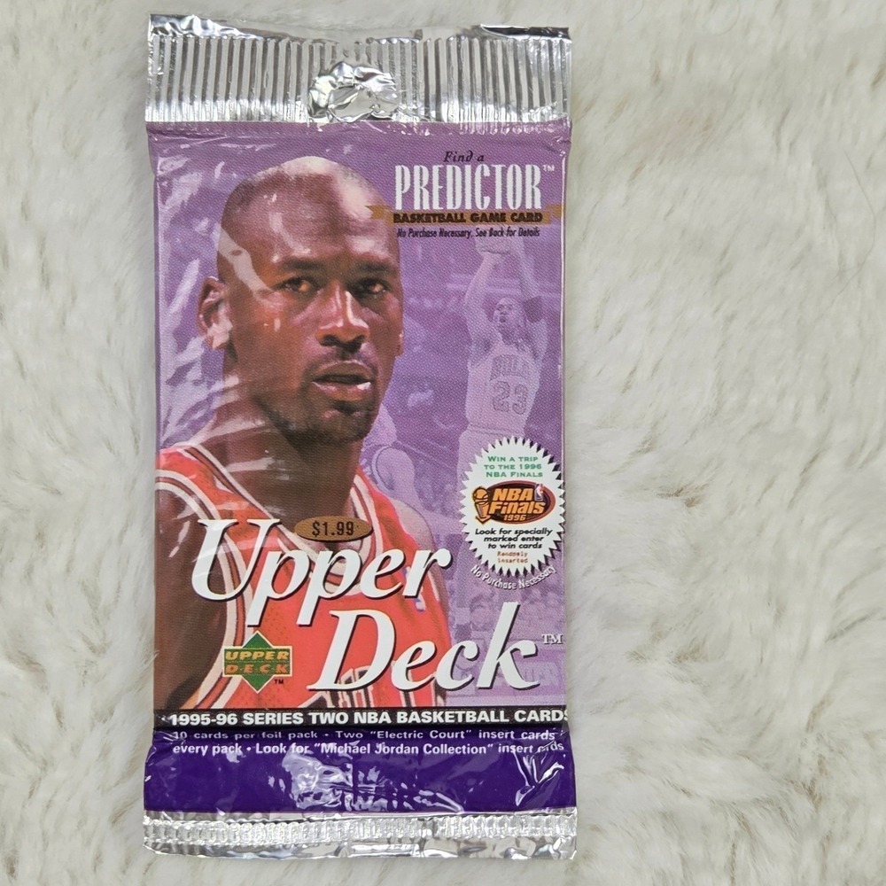 1995-96 Upper Deck Series 2 NBA Basketball Cards Sealed Pack Jordan